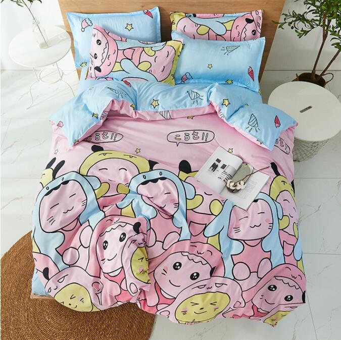 3D Cartoon Doll 13052 Bed Pillowcases Quilt