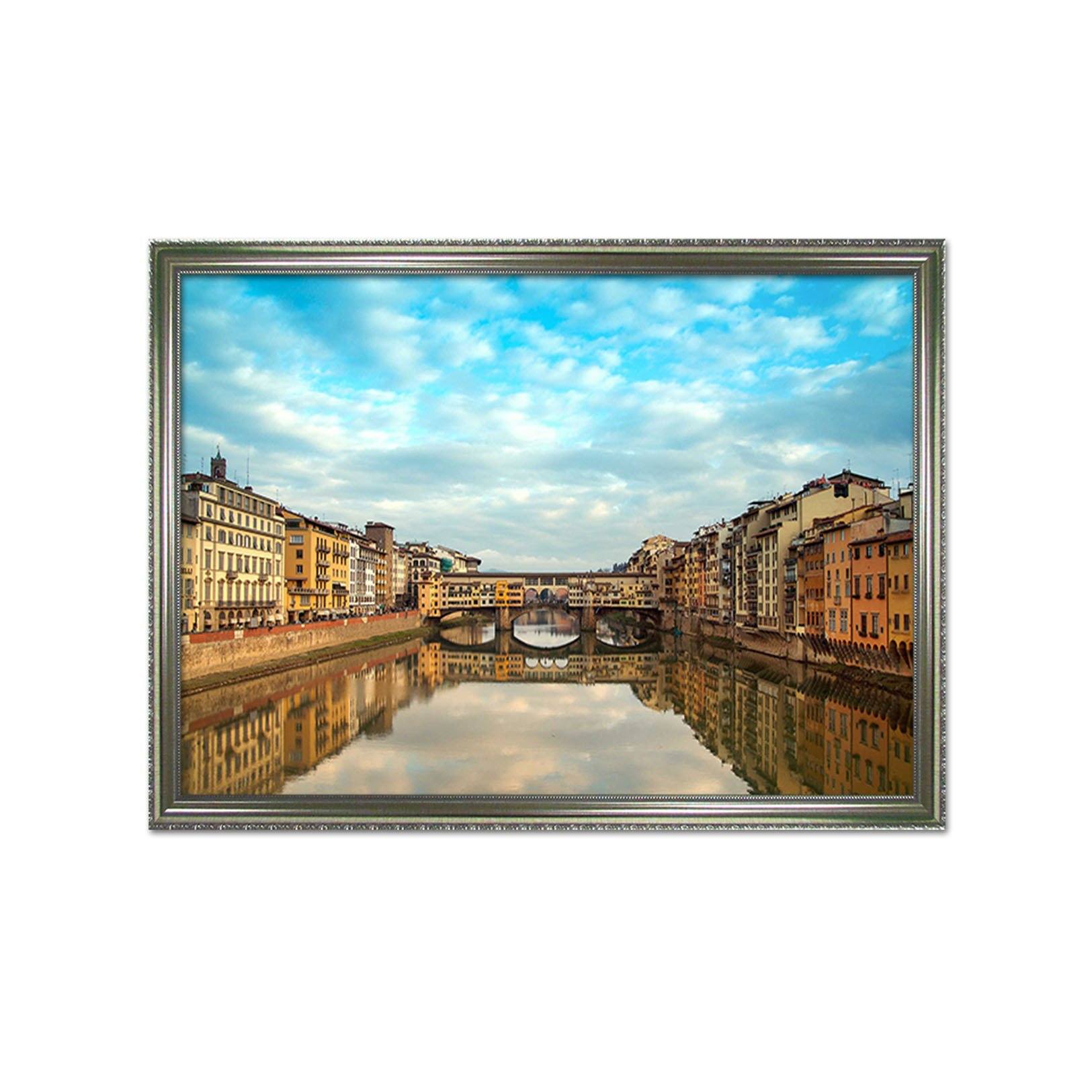 3D Calm Town 029 Fake Framed Print Painting Wallpaper AJ Creativity Home 