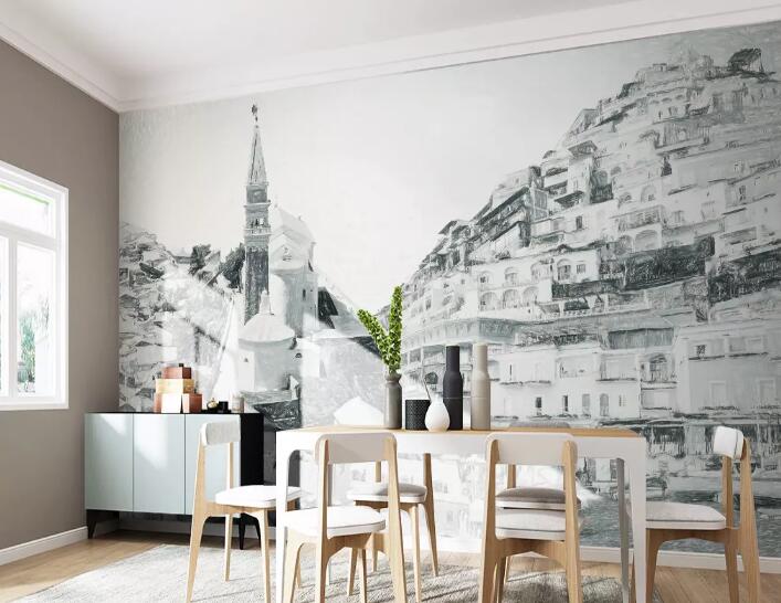 3D Grey Street 746 Wall Murals Wallpaper AJ Wallpaper 2 
