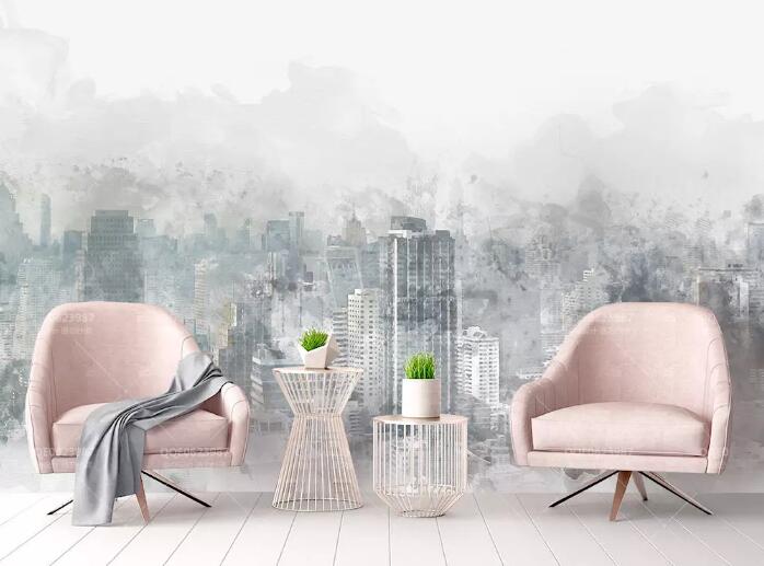 3D Misty Valley 1458 Wall Murals Wallpaper AJ Wallpaper 2 
