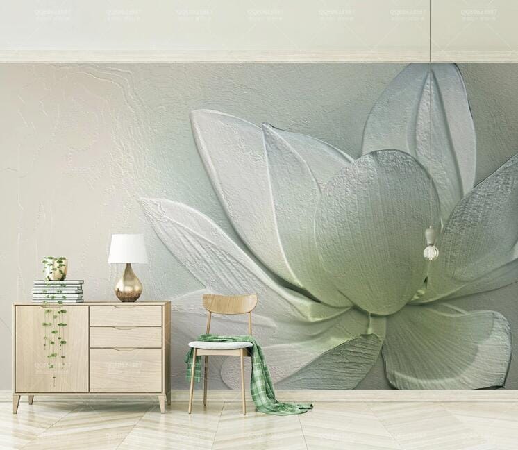 3D Carving Petals WC249 Wall Murals Wallpaper AJ Wallpaper 2 