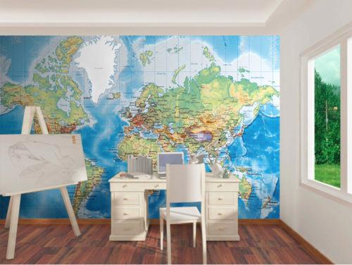 Business World Map Wallpaper AJ Wallpaper 