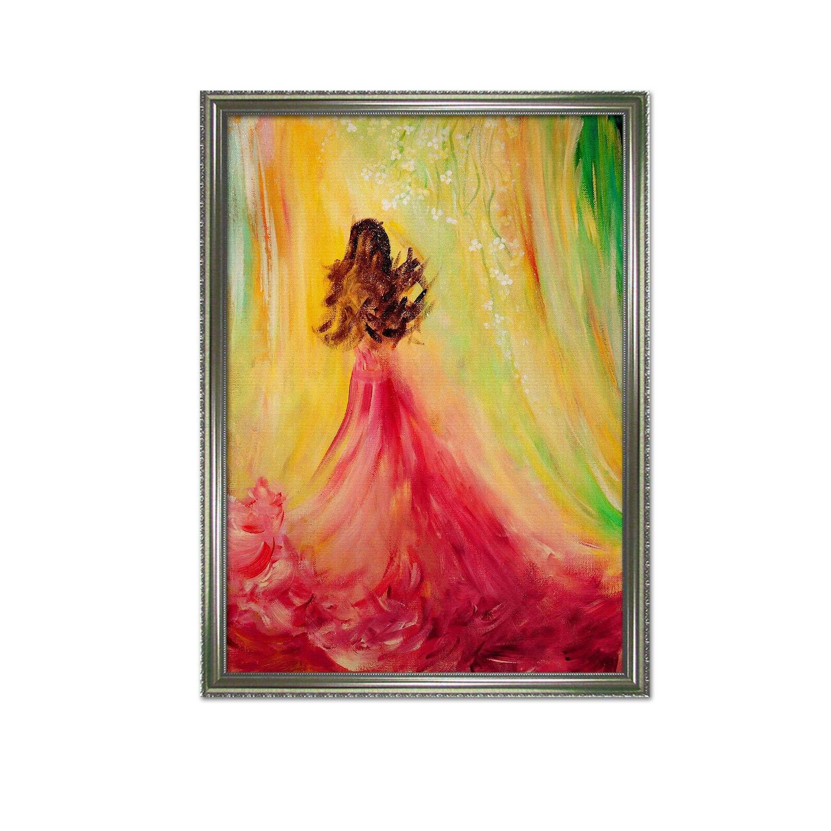 3D Beautiful Back 124 Fake Framed Print Painting Wallpaper AJ Creativity Home 