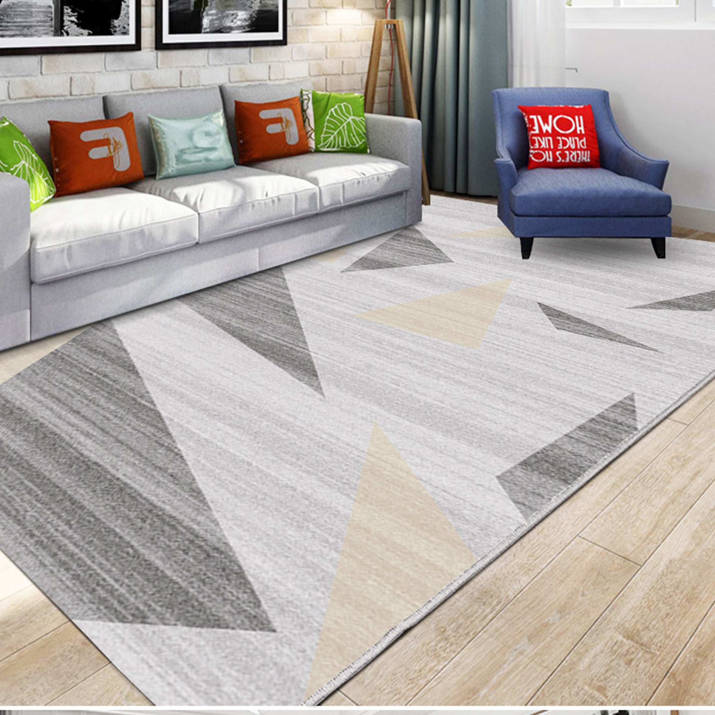 3D Modern Geometric Pattern WG416 Non Slip Rug Mat Mat AJ Creativity Home 