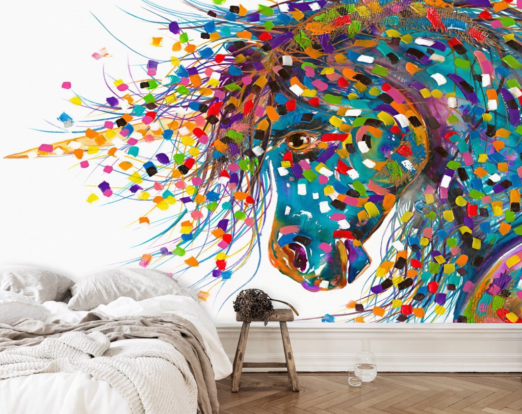 3D Color Horse 309 Wall Murals Wallpaper AJ Wallpaper 2 