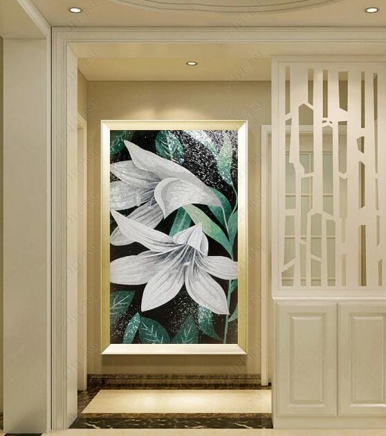 3D White Magnolia Flower WC276 Wall Murals Wallpaper AJ Wallpaper 2 