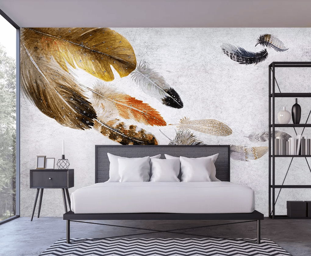 3D Feather Flying 330 Wallpaper AJ Wallpaper 2 