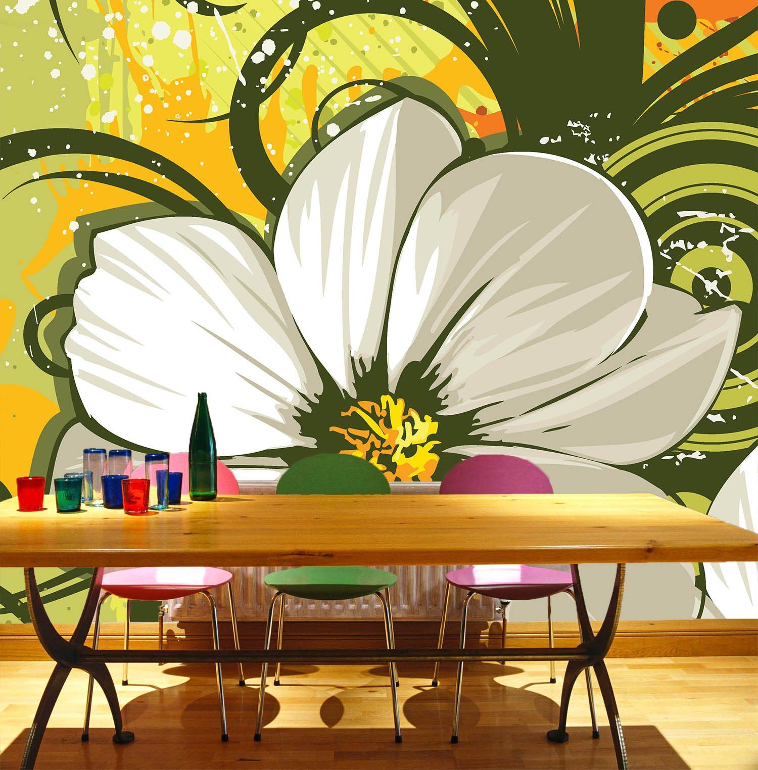 White Blossom 6 Wallpaper AJ Wallpaper 