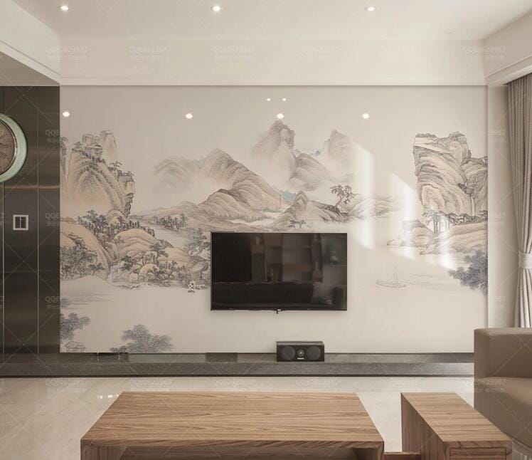 3D Sketch Alpine WC129 Wall Murals Wallpaper AJ Wallpaper 2 