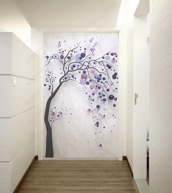 3D Purple Tree WC274 Wall Murals Wallpaper AJ Wallpaper 2 