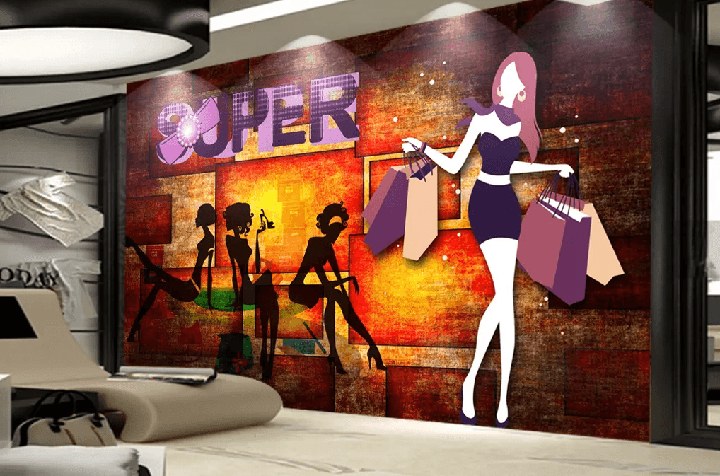 3D Woman Shopping 166 Wallpaper AJ Wallpaper 2 