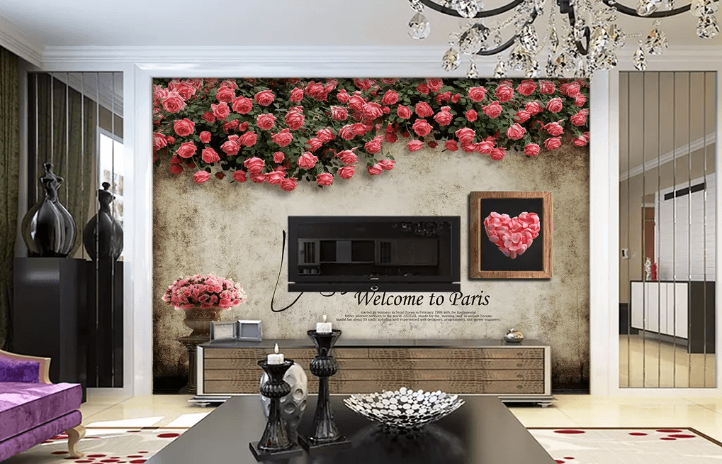 3D Pink Rose 61 Wallpaper AJ Wallpaper 2 