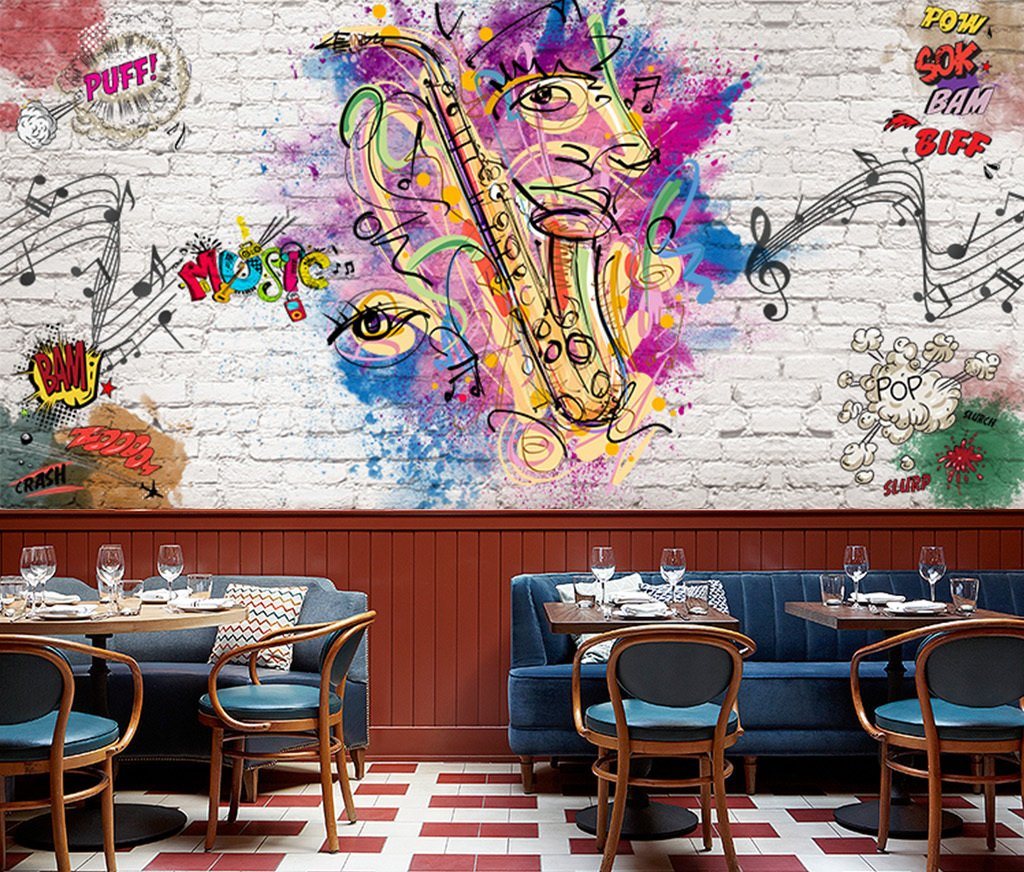 3D Color Graffiti 657 Wall Murals Wallpaper AJ Wallpaper 2 