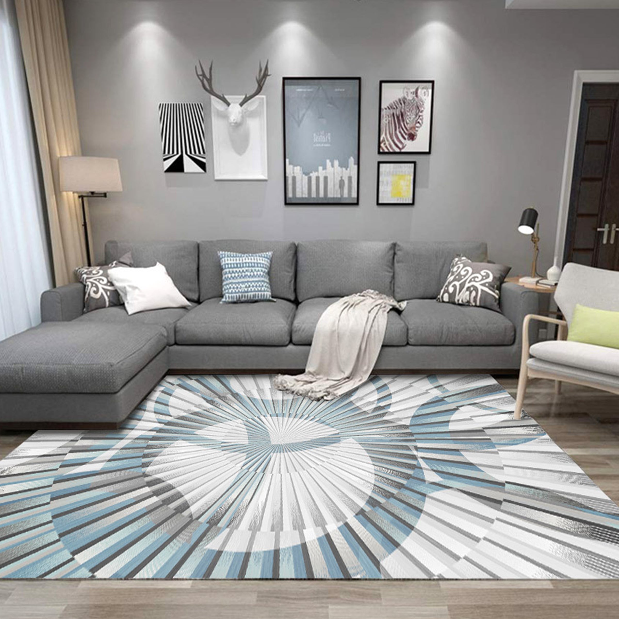 3D Color Pattern WG313 Non Slip Rug Mat Mat AJ Creativity Home 