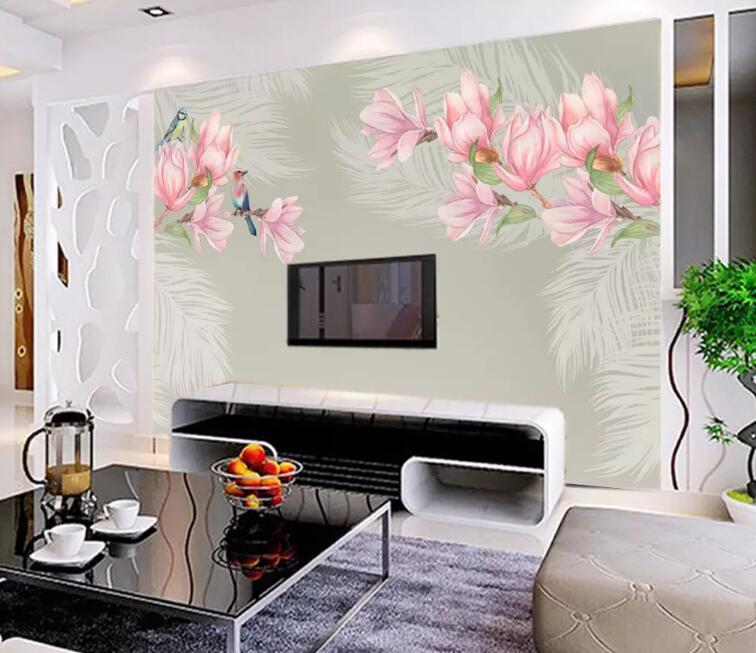 3D Red Flower 1049 Wall Murals Wallpaper AJ Wallpaper 2 