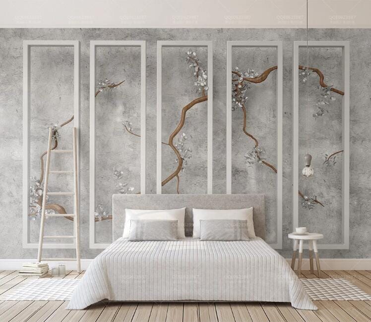 3D Branch Flower WC261 Wall Murals Wallpaper AJ Wallpaper 2 