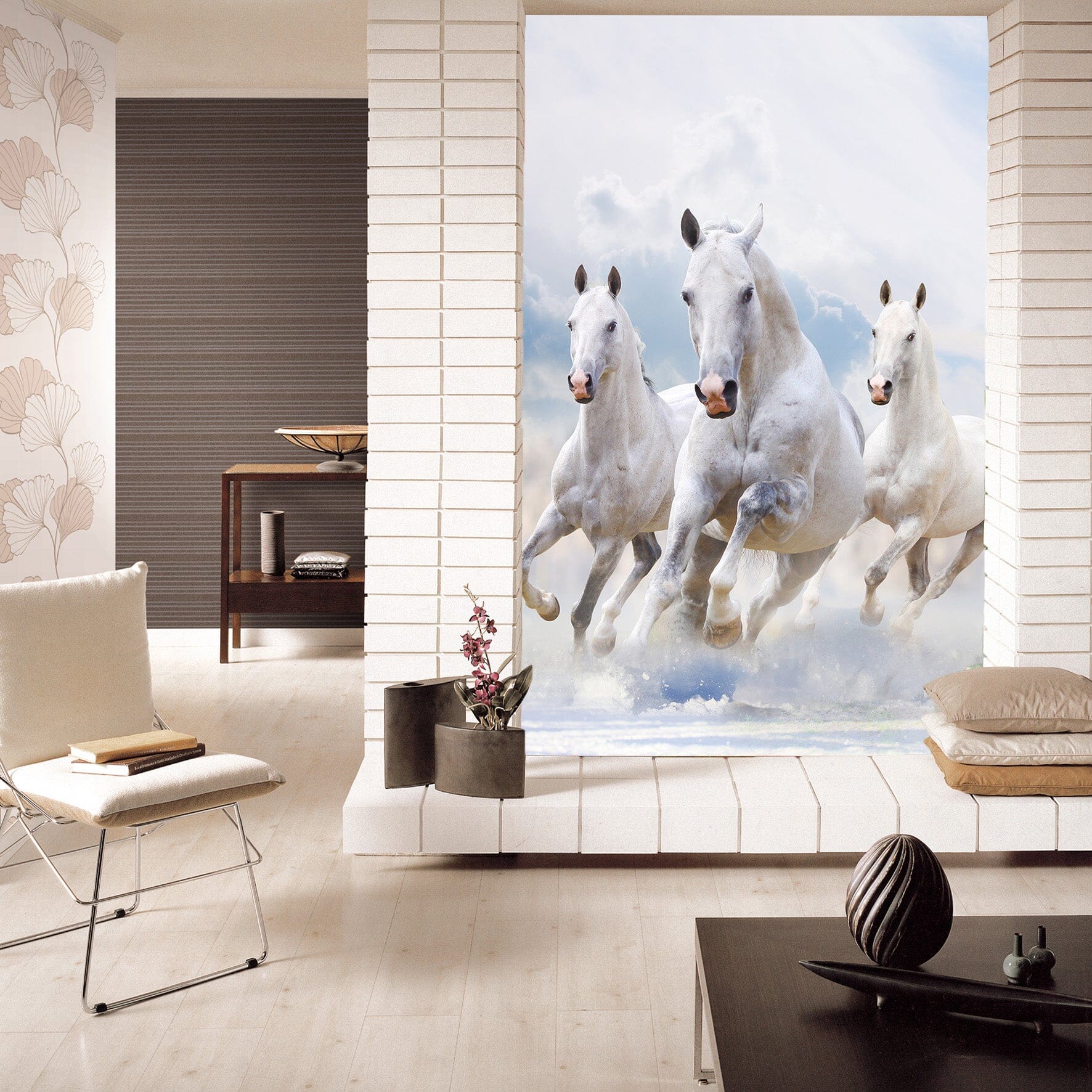 3D Running Horse 127 Wall Murals Wallpaper AJ Wallpaper 2 