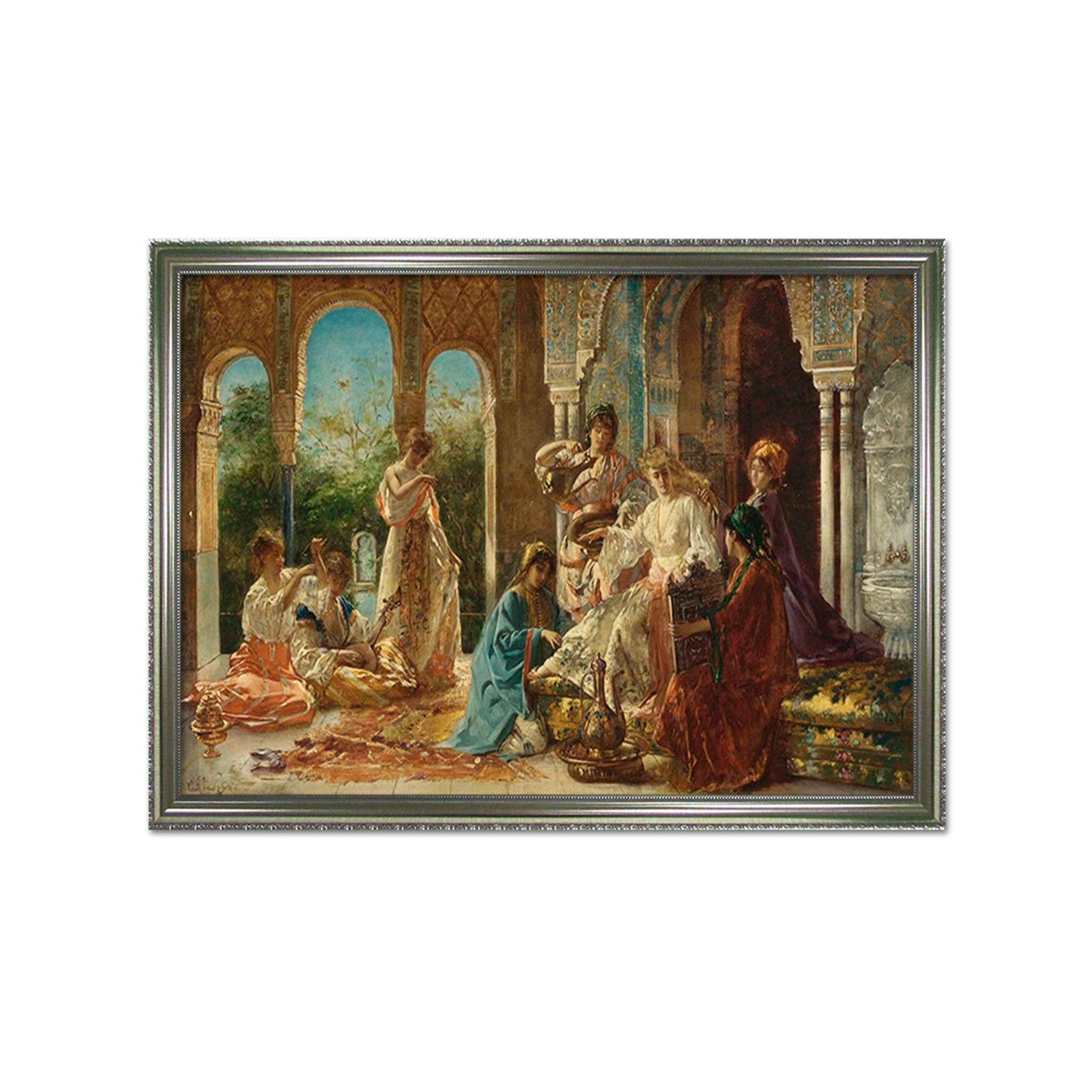 3D A Massage 050 Fake Framed Print Painting Wallpaper AJ Creativity Home 