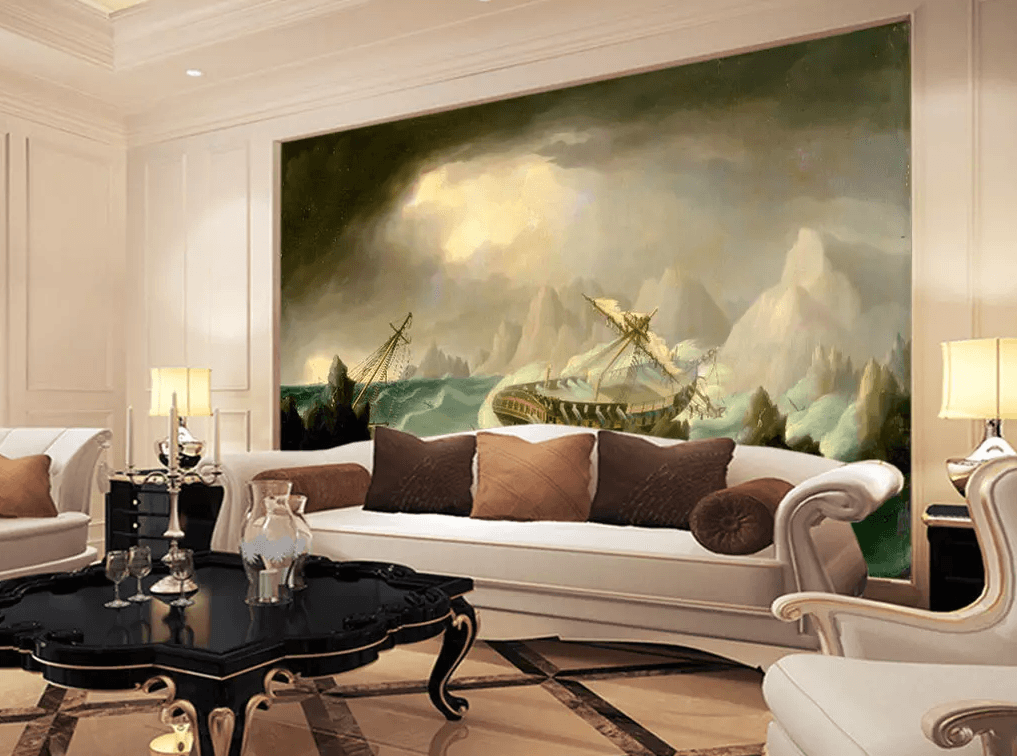 3D The Boat Turned Over 120 Wallpaper AJ Wallpaper 2 