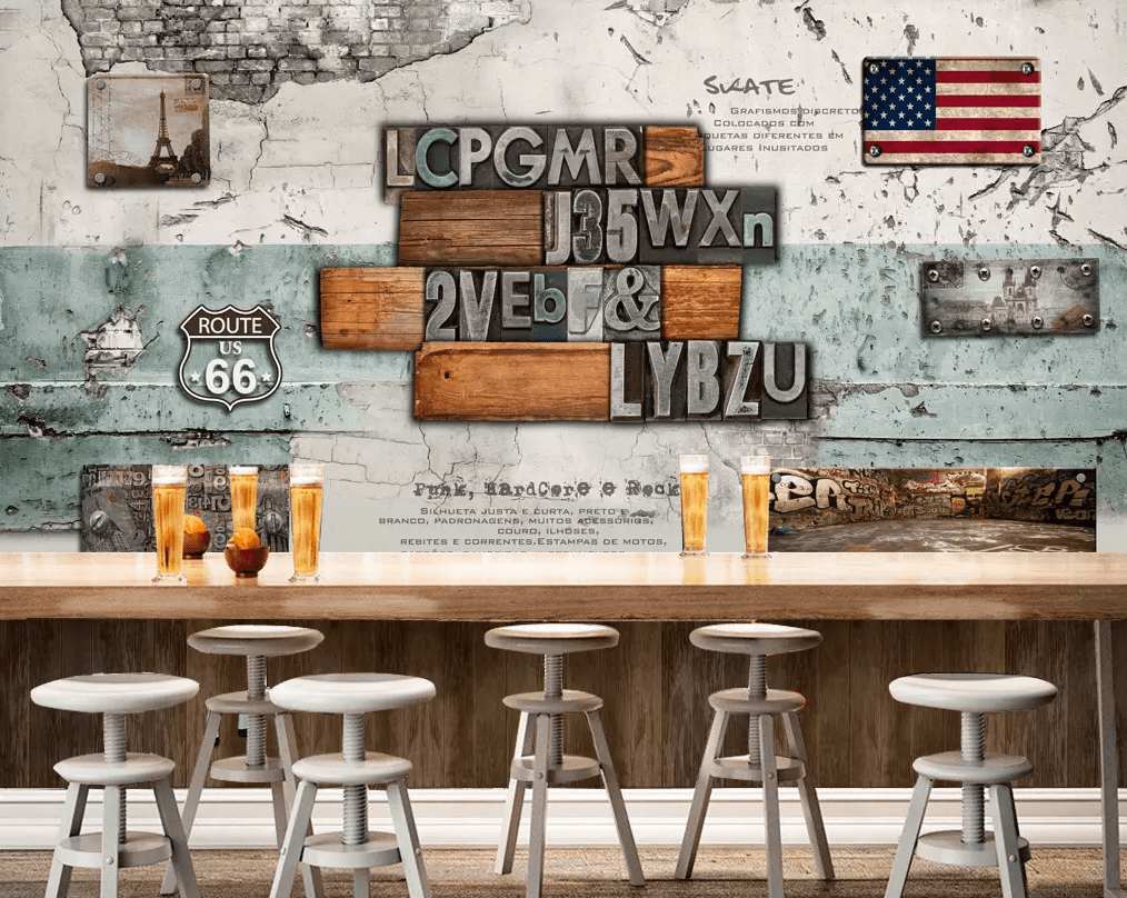 3D English Iron 229 Wallpaper AJ Wallpaper 2 