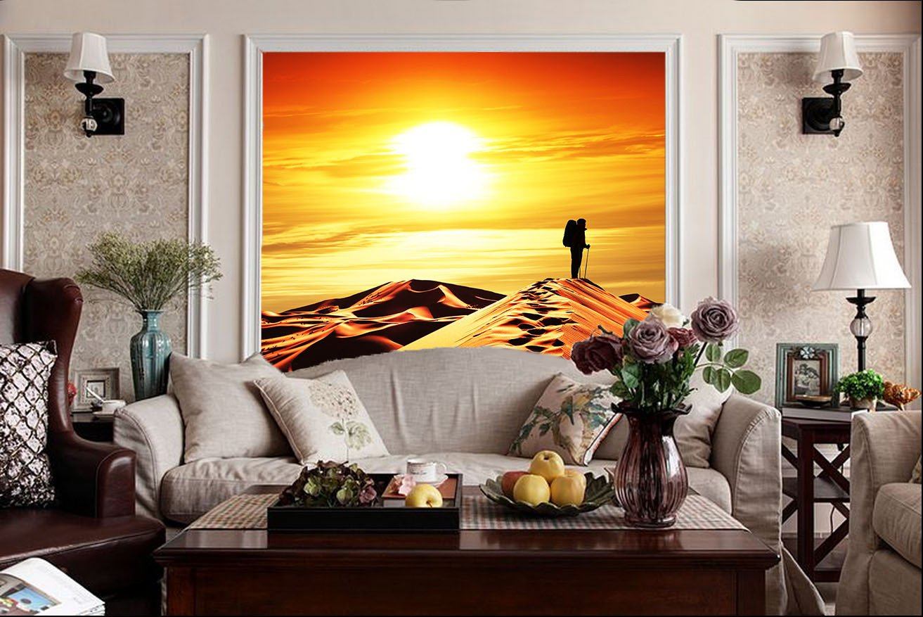 Desert Sunset Wallpaper AJ Wallpaper 