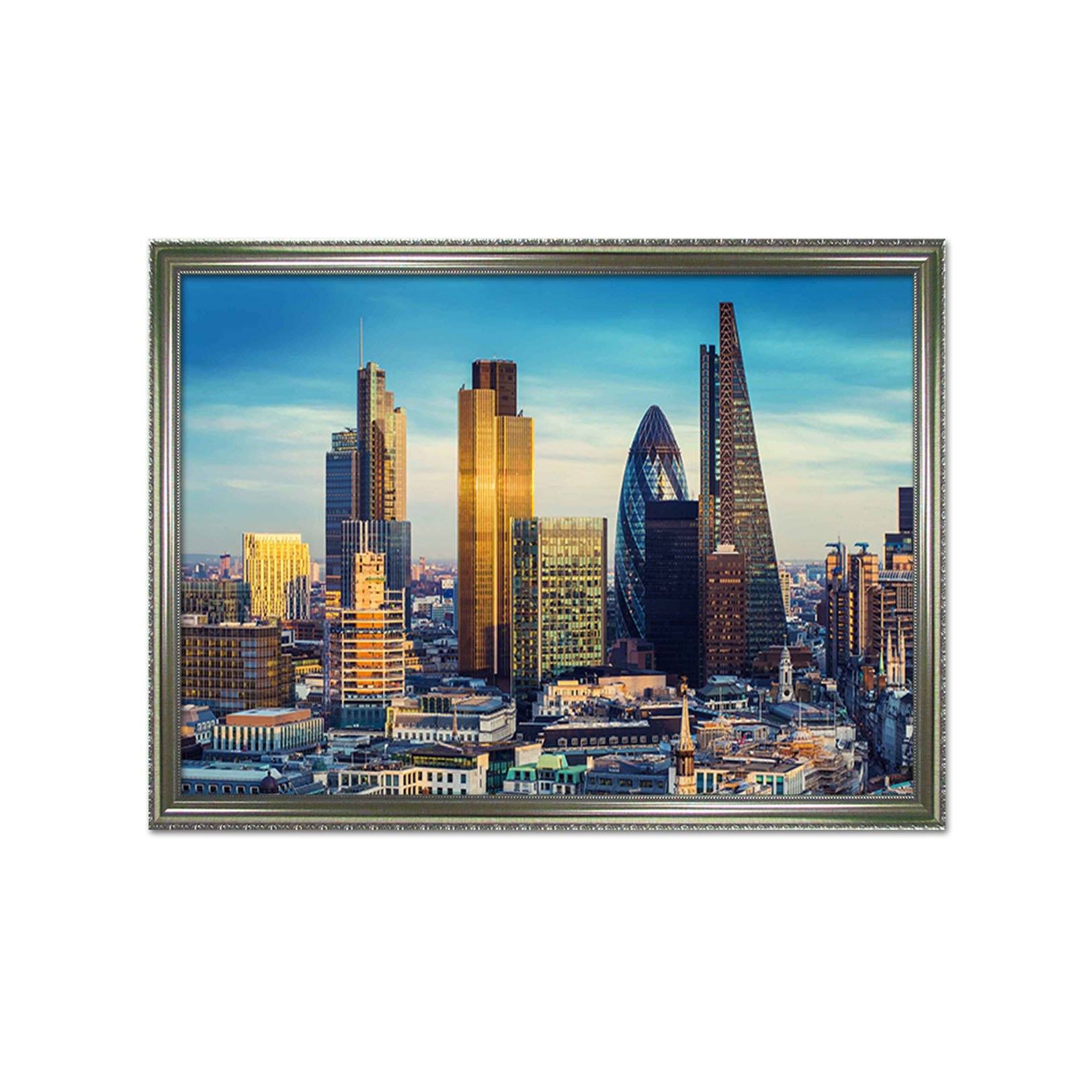 3D Luxury Building 198 Fake Framed Print Painting Wallpaper AJ Creativity Home 