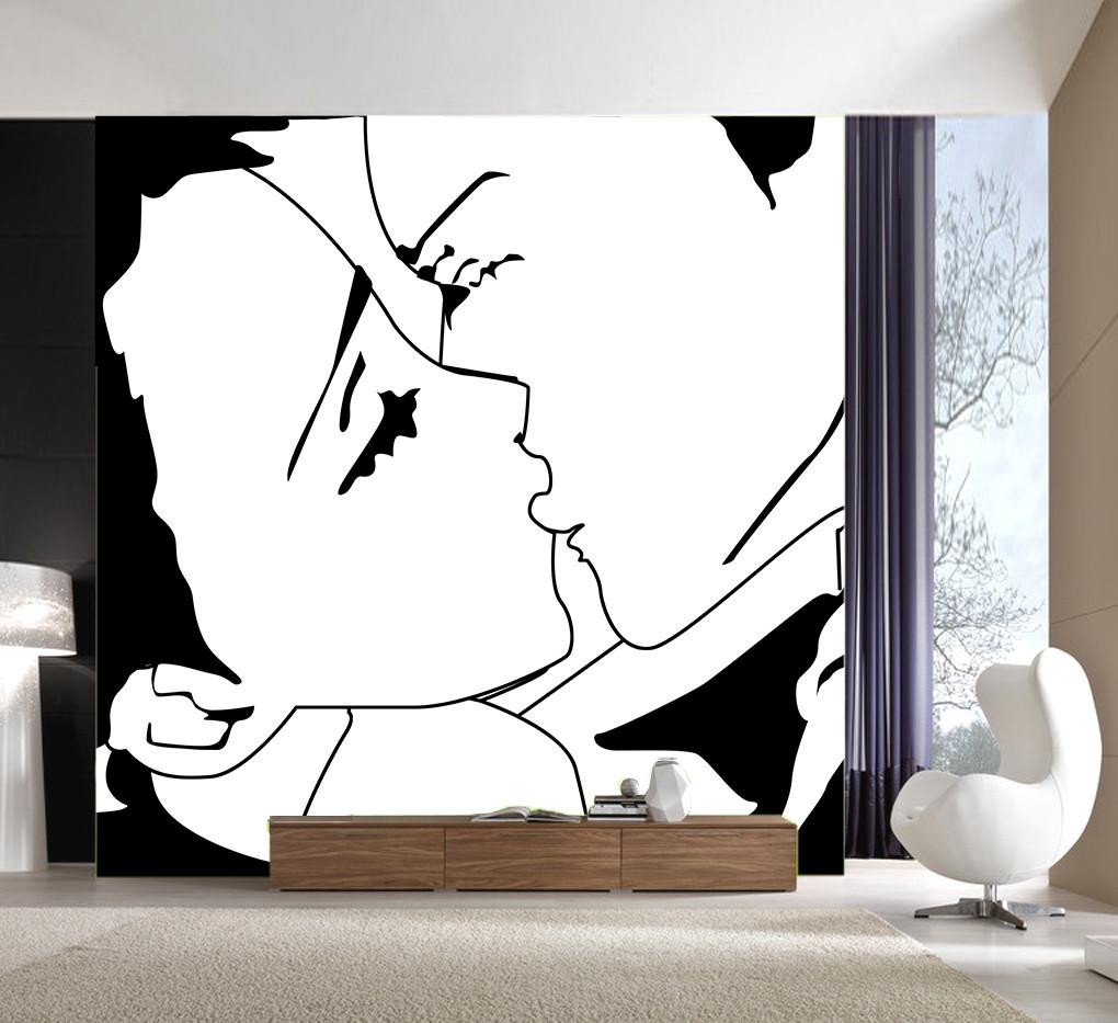 Kissing Lovers Wallpaper AJ Wallpaper 