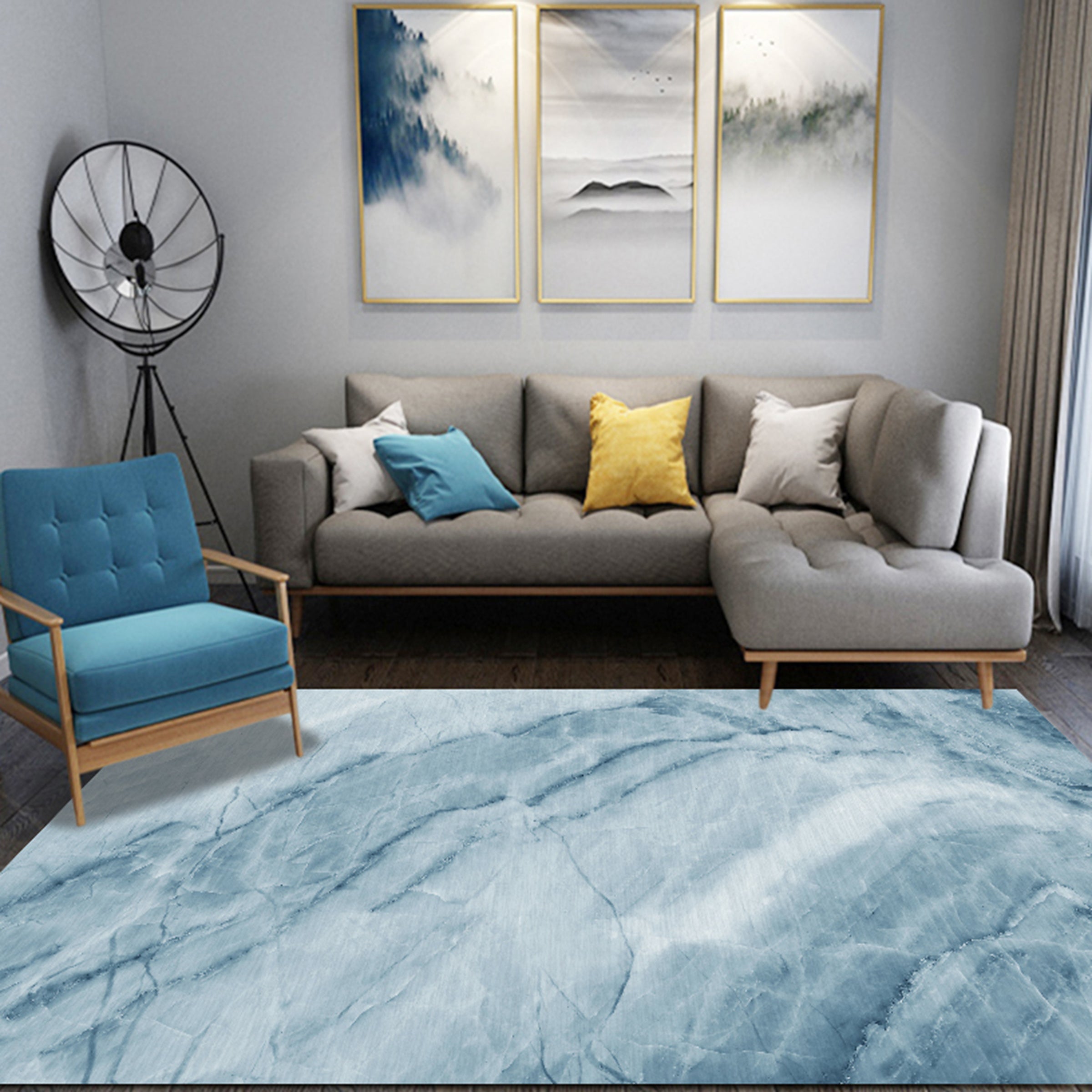 3D Color Inkjet WG258 Non Slip Rug Mat Mat AJ Creativity Home 