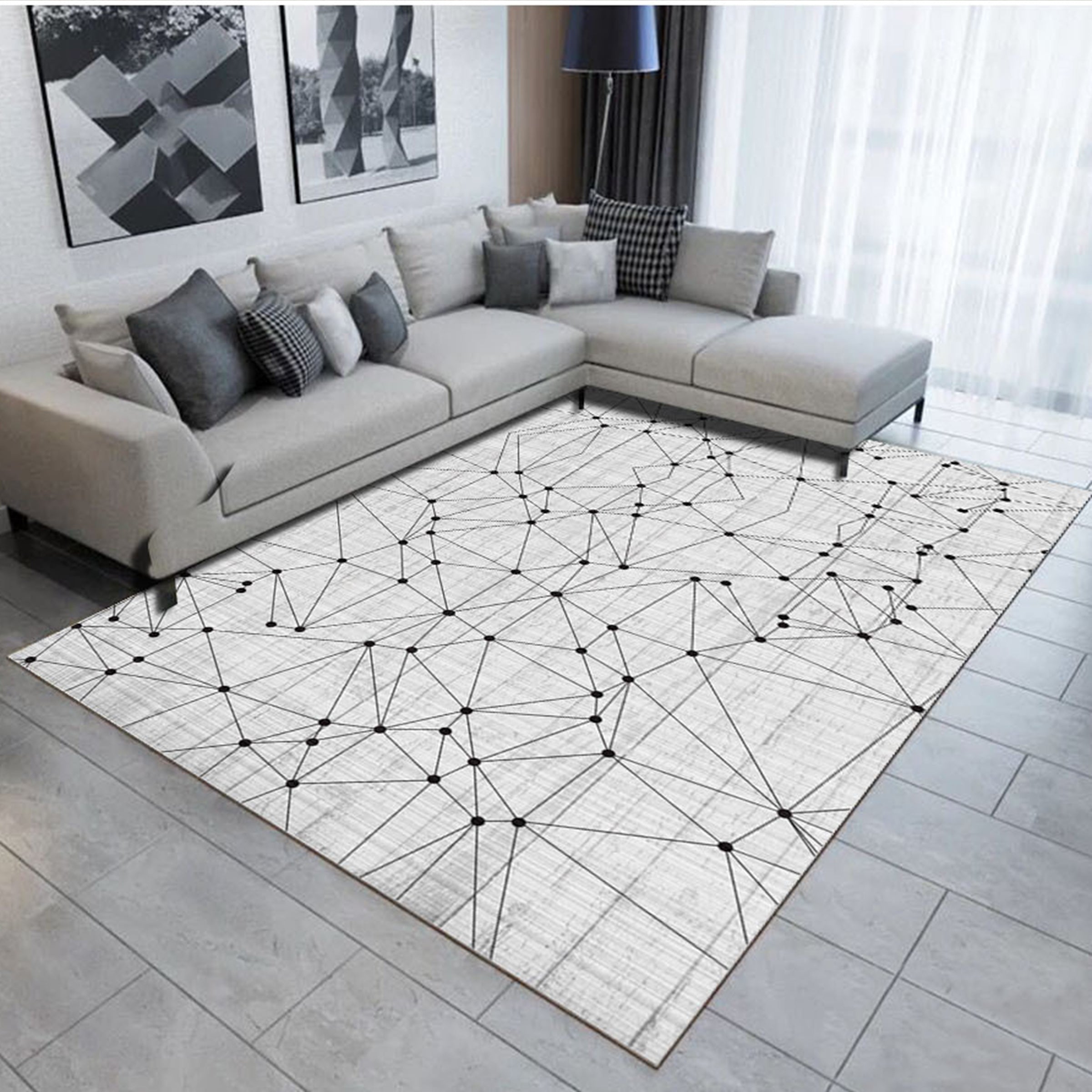 3D Colored Geometric Pattern WG479 Non Slip Rug Mat Mat AJ Creativity Home 