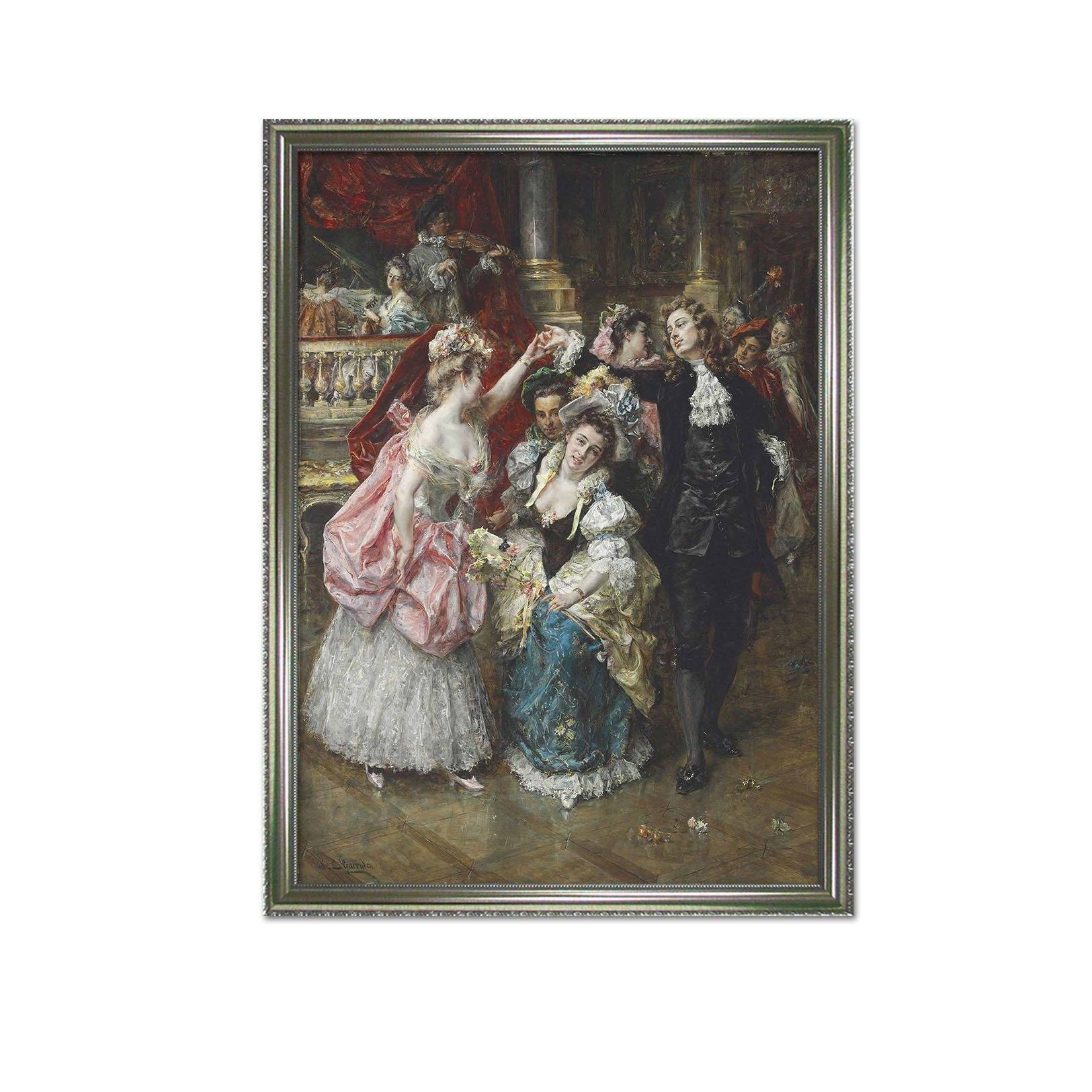 3D Party Dancing 142 Fake Framed Print Painting Wallpaper AJ Creativity Home 