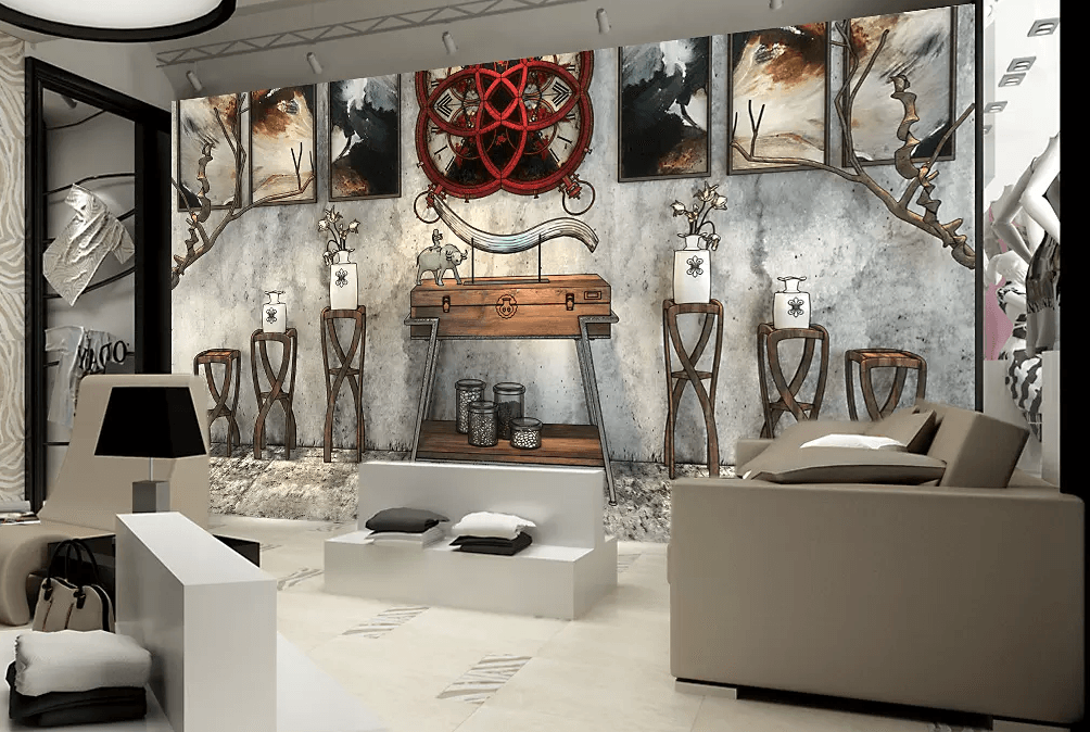 3D Cartoon Decoration 146 Wallpaper AJ Wallpaper 2 