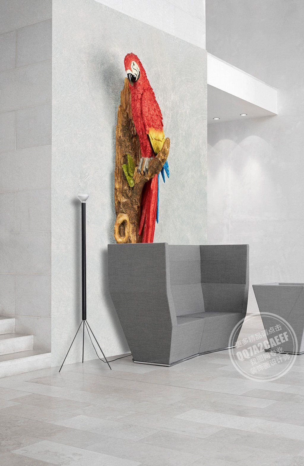 3D Parrot 420 Wall Murals Wallpaper AJ Wallpaper 2 