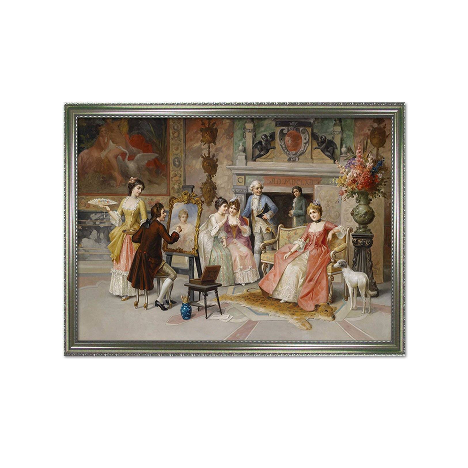 3D Painting Characters 139 Fake Framed Print Painting Wallpaper AJ Creativity Home 