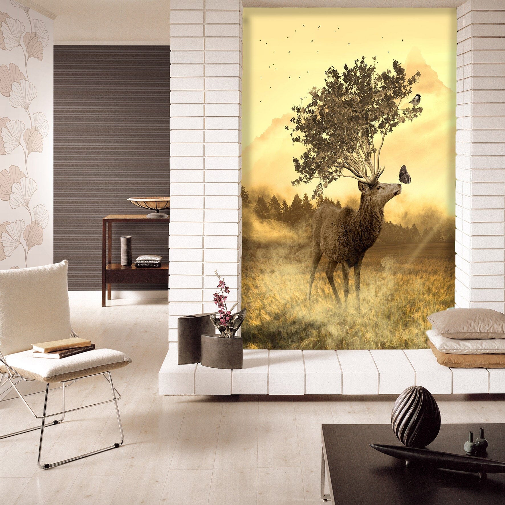 3D Forest Elk 1091 Wall Murals Wallpaper AJ Wallpaper 2 