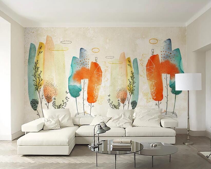 3D Colored Feathers C096 Wall Murals Wallpaper AJ Wallpaper 2 