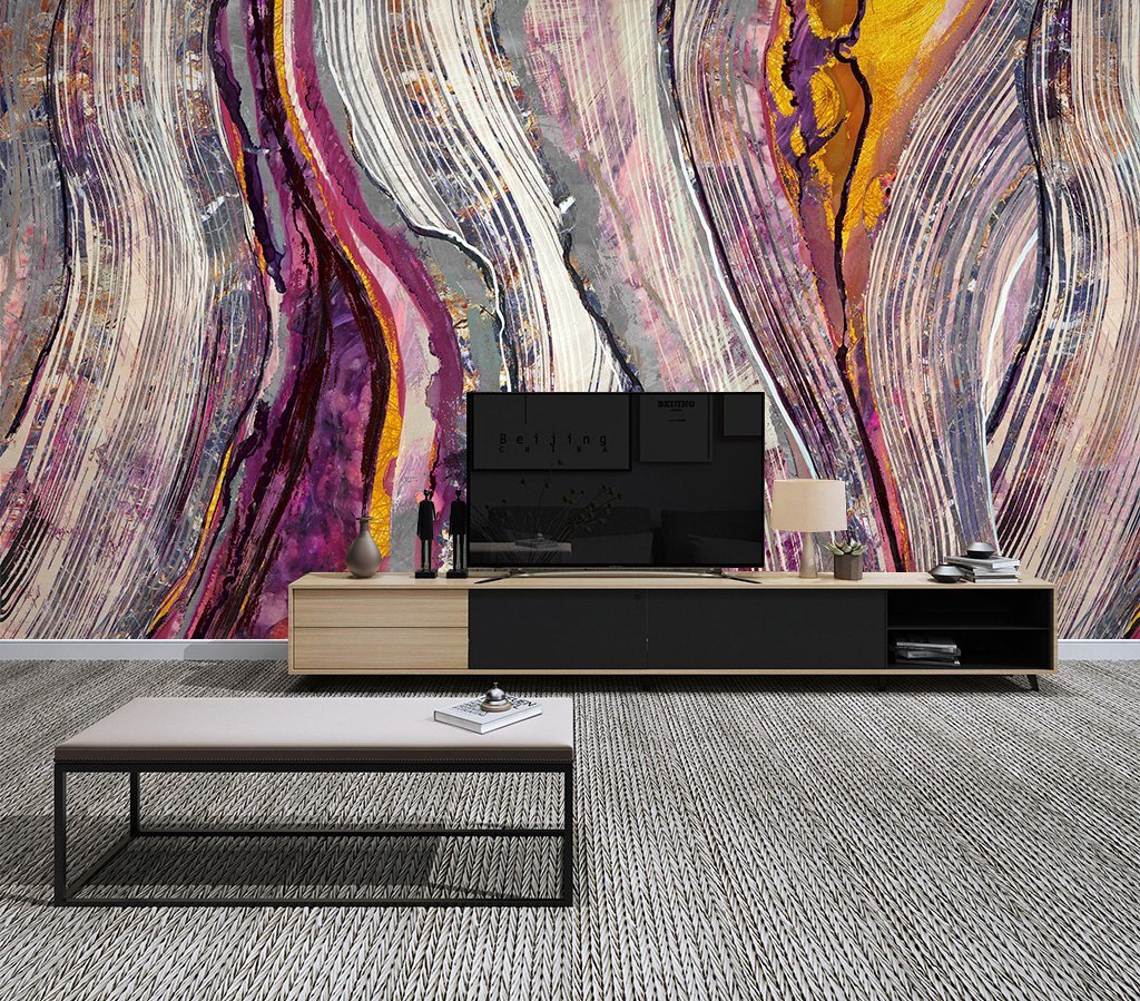 3D Line Color Impact 93 Wall Murals Wallpaper AJ Wallpaper 2 