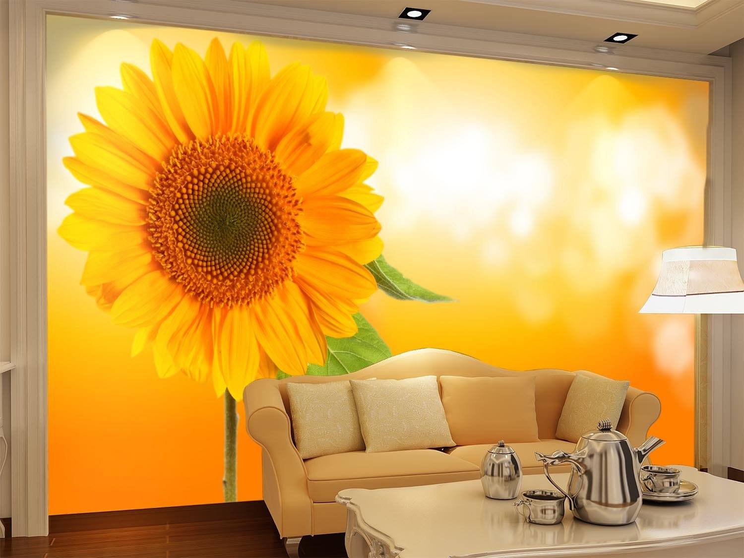 Orange Chrysanthemum Wallpaper AJ Wallpaper 