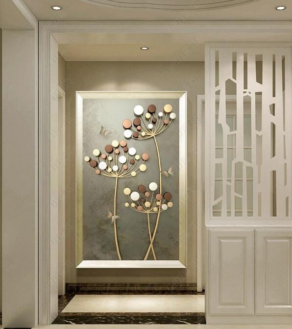 3D Diamond Dandelion WC281 Wall Murals Wallpaper AJ Wallpaper 2 