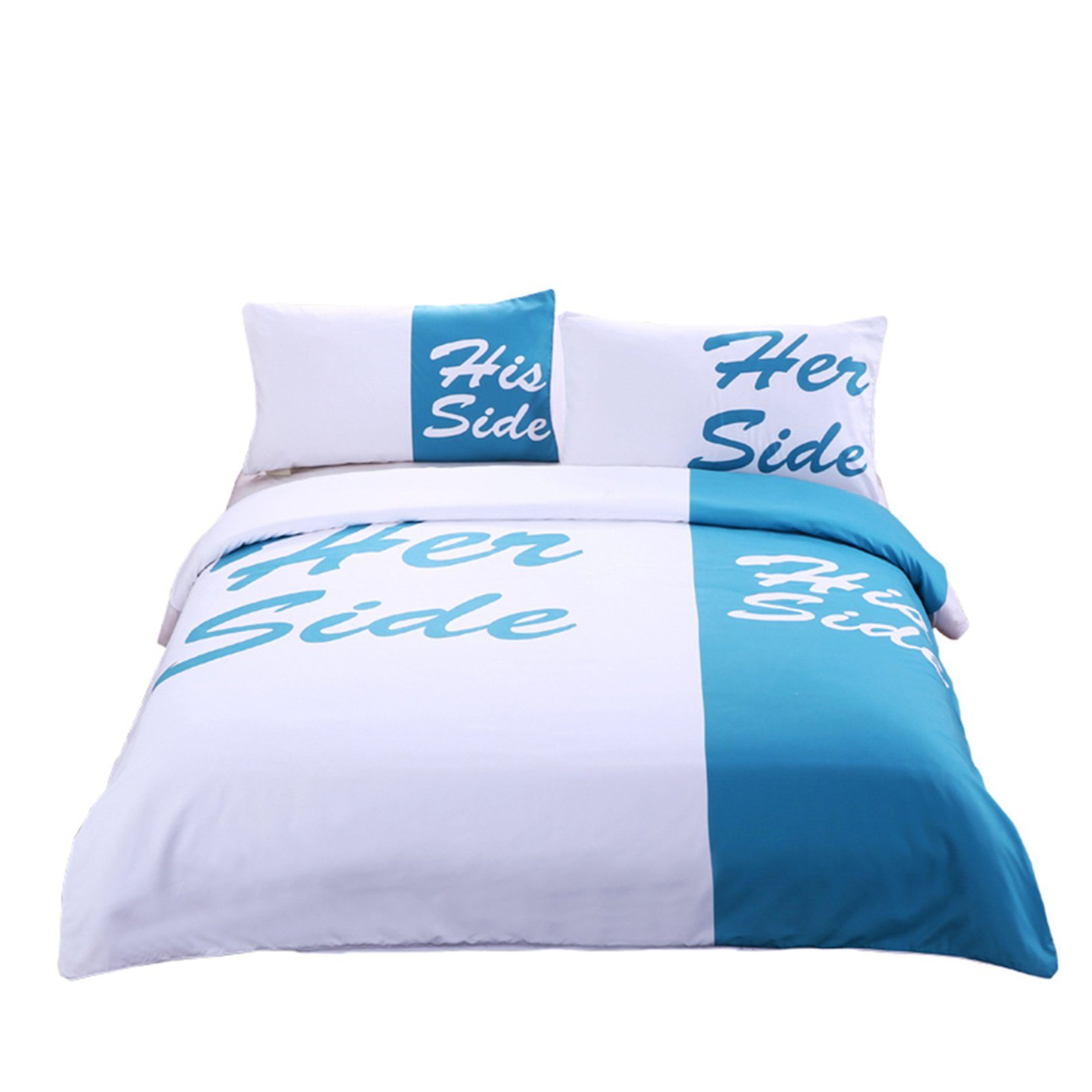 3D Light blue 117 Bed Pillowcases Quilt Wallpaper AJ Wallpaper 