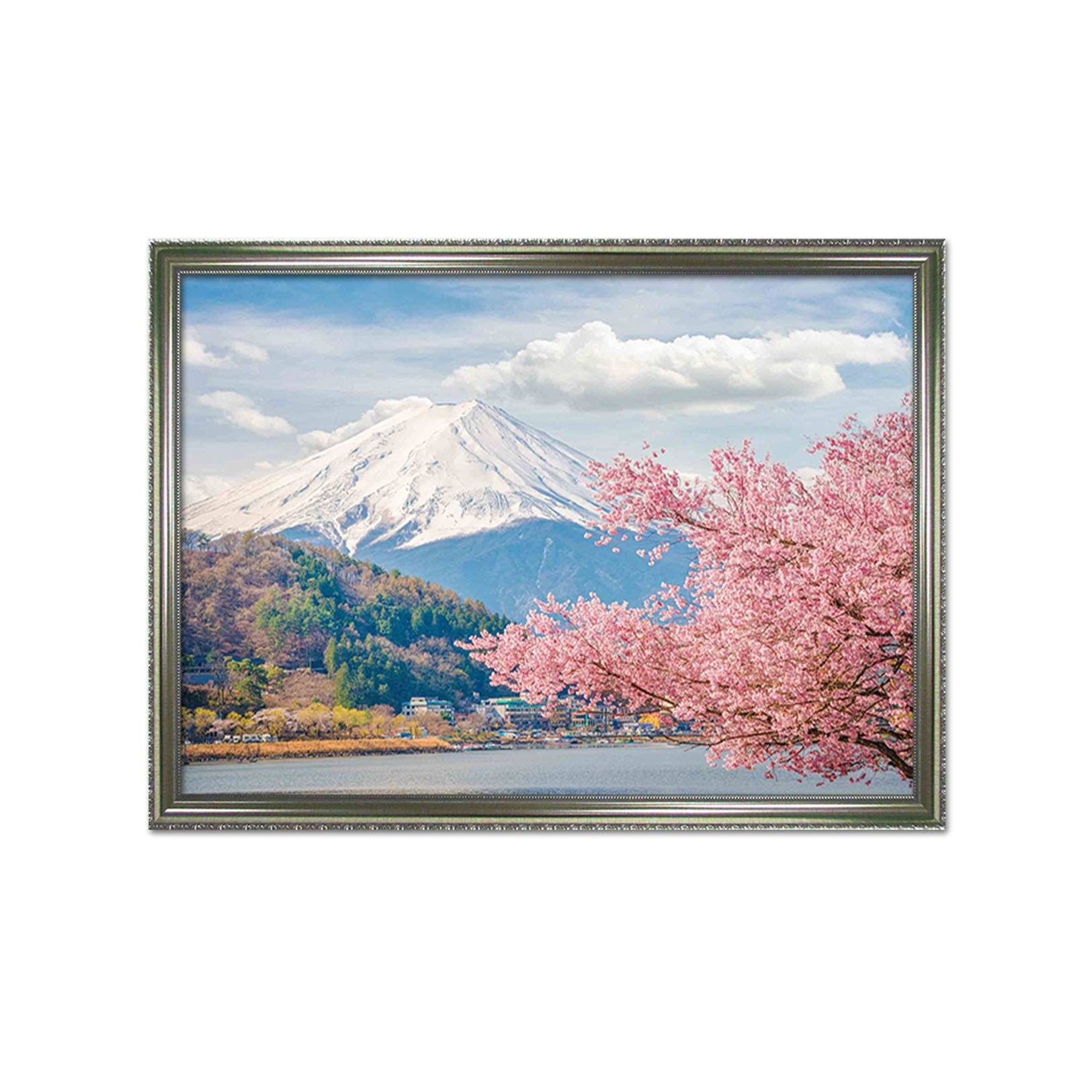 3D Snow Mountain 106 Fake Framed Print Painting Wallpaper AJ Creativity Home 