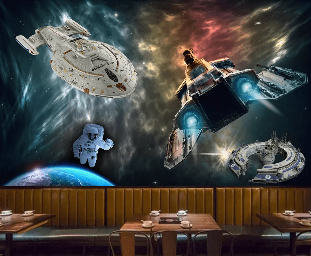 3D Spaceship Astronaut 384 Wallpaper AJ Wallpaper 2 