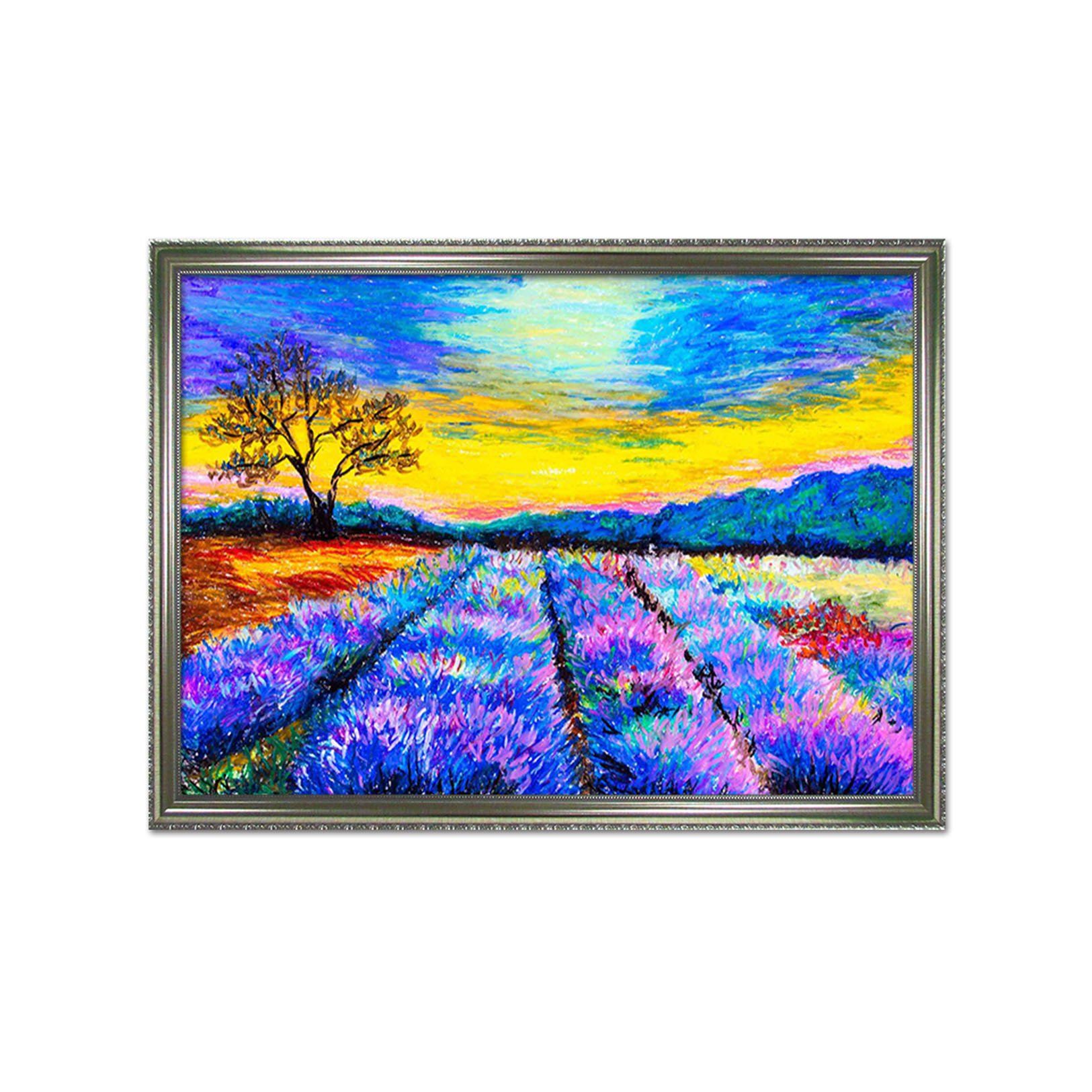 3D Evening Flowers 187 Fake Framed Print Painting Wallpaper AJ Creativity Home 