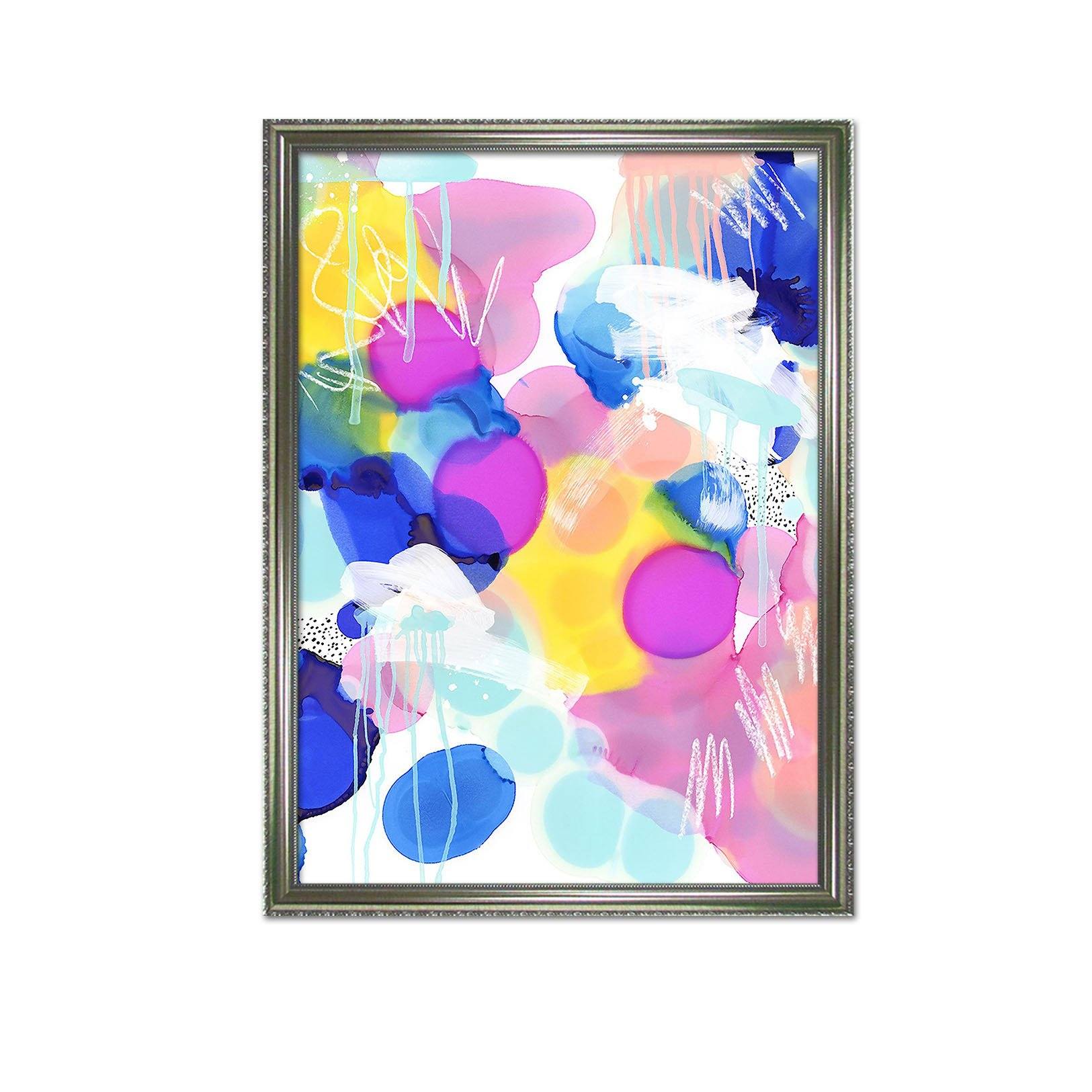 3D Bright Ink 081 Fake Framed Print Painting Wallpaper AJ Creativity Home 