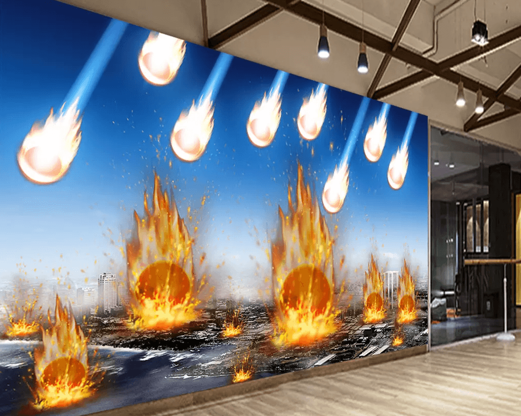 3D Meteorite Fire 404 Wallpaper AJ Wallpaper 2 