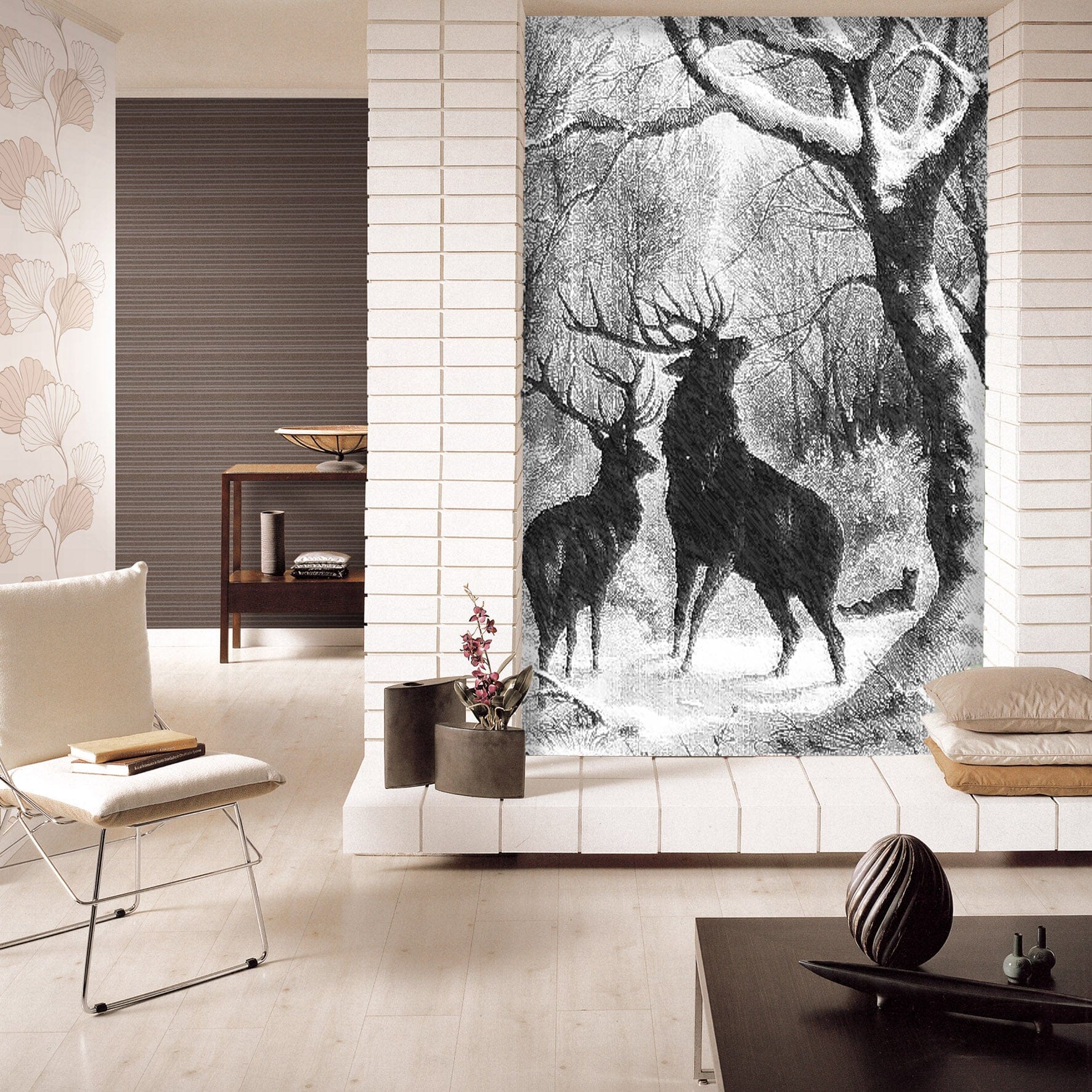 3D Forest Elk 1090 Wall Murals Wallpaper AJ Wallpaper 2 