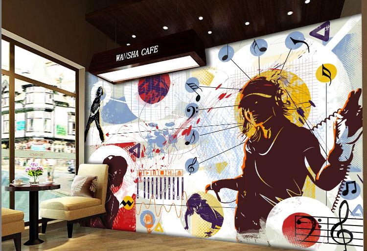 3D Music Girl Dance 745 Wallpaper AJ Wallpaper 