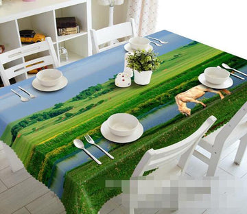 3D Lakeside Ranch Horse 1505 Tablecloths Wallpaper AJ Wallpaper 