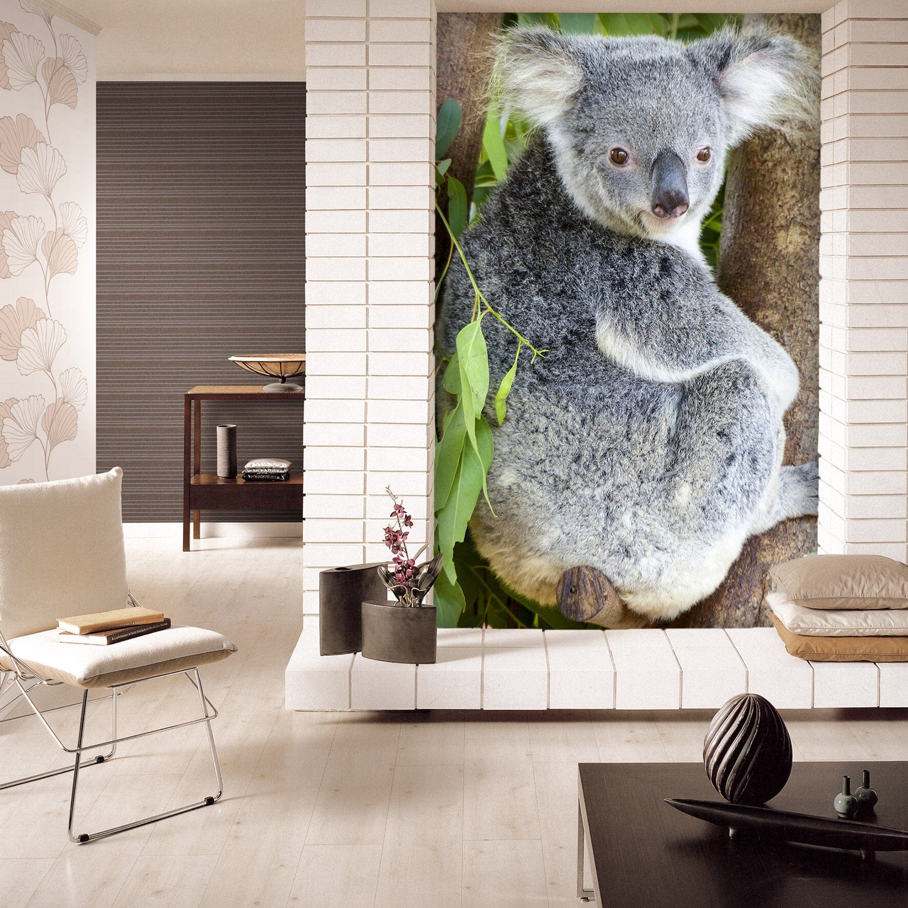 3D Koala Leaves 130 Wall Murals Wallpaper AJ Wallpaper 2 