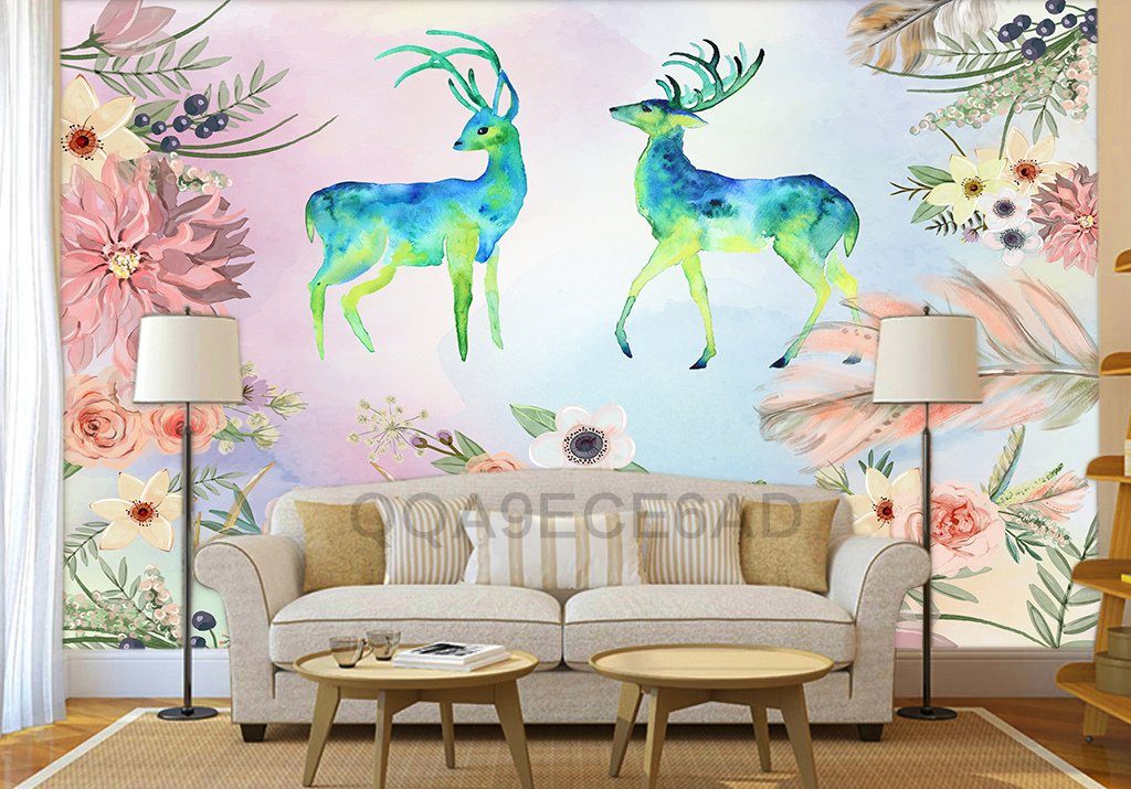 3D Animal Park 207 Wall Murals Wallpaper AJ Wallpaper 2 