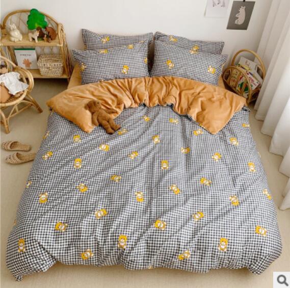 3D Star Bear 18038 Bed Pillowcases Quilt
